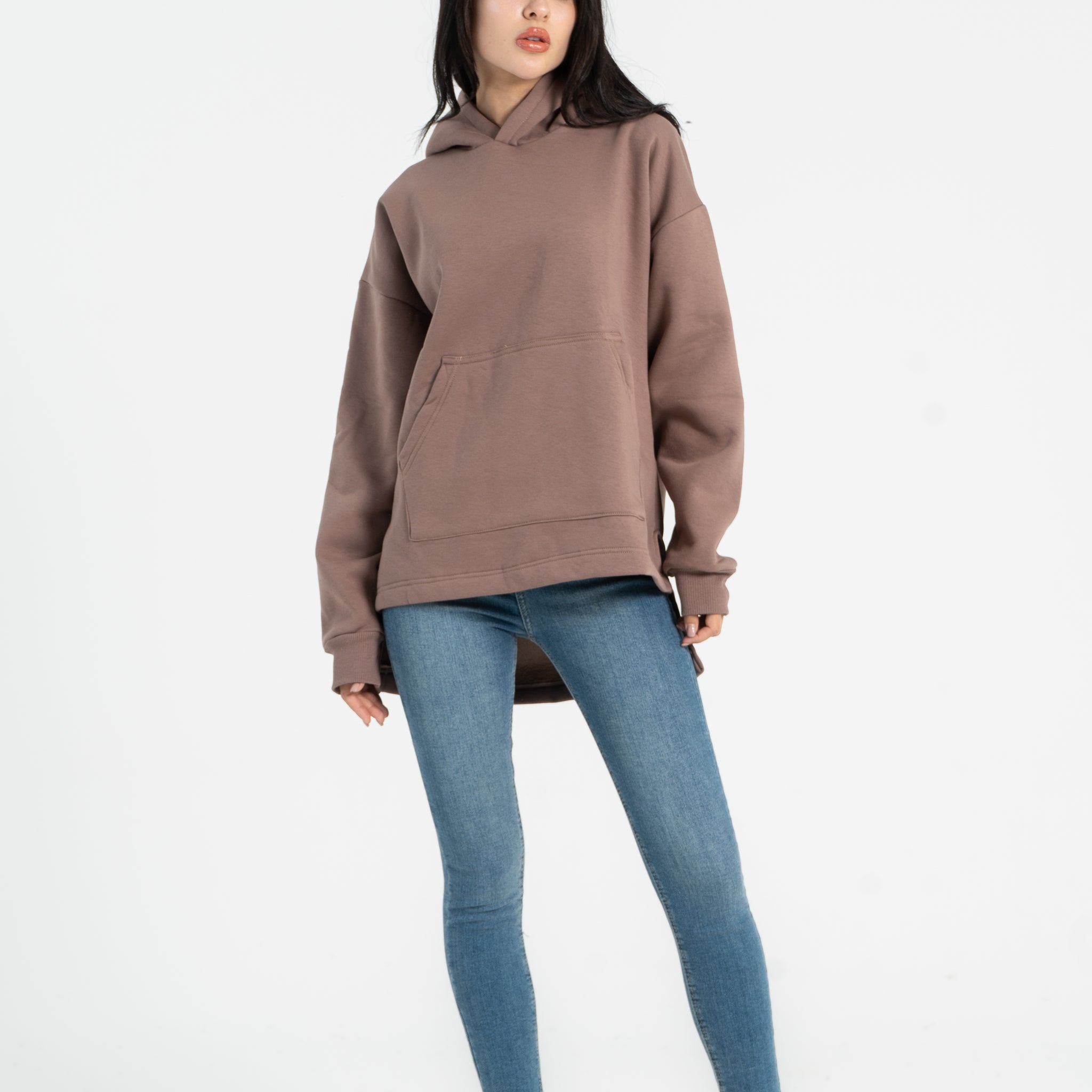 Oversized Hoodie - Cafe