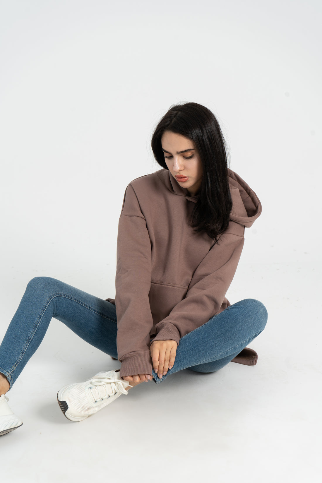 Oversized Hoodie - Cafe